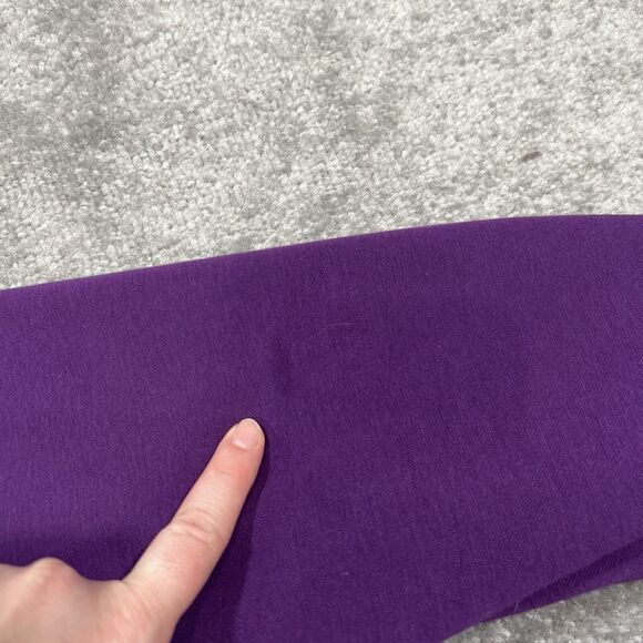 Fabletics Women’s 1/4 Zip Sweatshirt Pullover Size Large Purple Athleisure - Picture 10 of 12